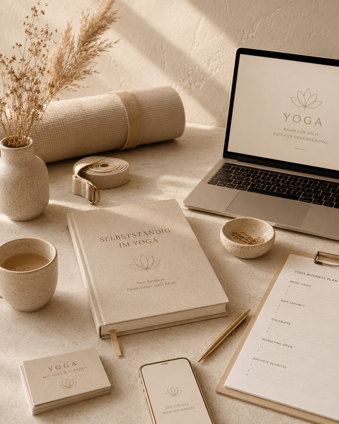 Mehrere Frauen üben Yoga